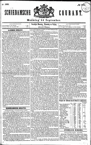 Schiedamsche Courant 1868-09-14