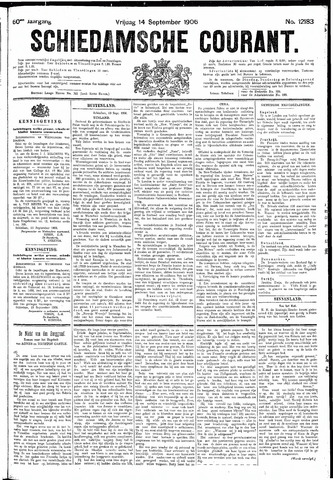 Schiedamsche Courant 1906-09-14