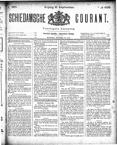 Schiedamsche Courant 1886-09-10
