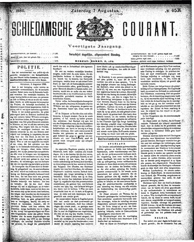Schiedamsche Courant 1886-08-07