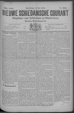 Nieuwe Schiedamsche Courant 1898-05-12