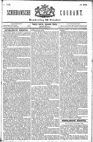 Schiedamsche Courant 1873-10-30