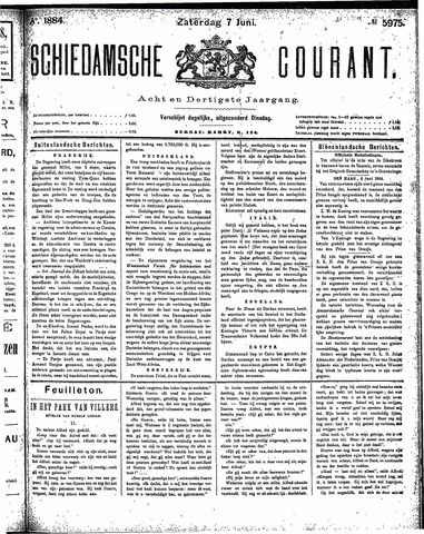 Schiedamsche Courant 1884-06-07