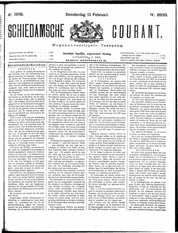 Schiedamsche Courant 1896-02-13