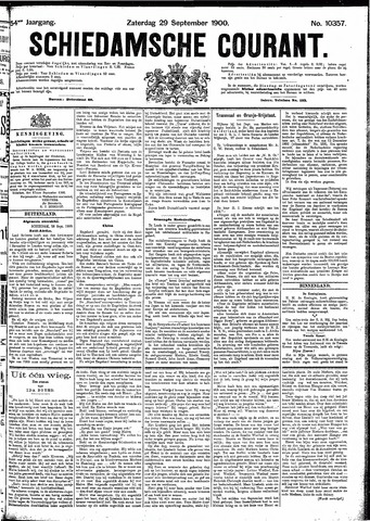 Schiedamsche Courant 1900-09-29