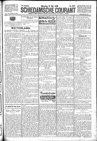 Schiedamsche Courant 1926-05-31