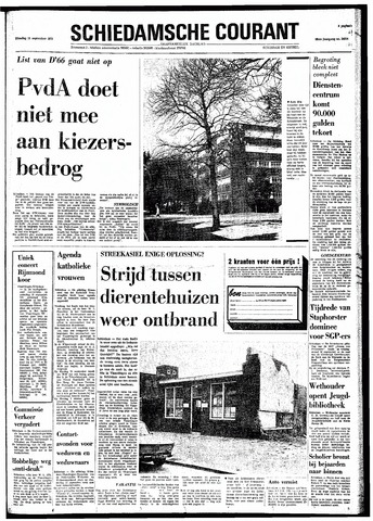 Rotterdamsch Nieuwsblad / Schiedamsche Courant / Rotterdams Dagblad / Waterweg / Algemeen Dagblad 1973-09-11