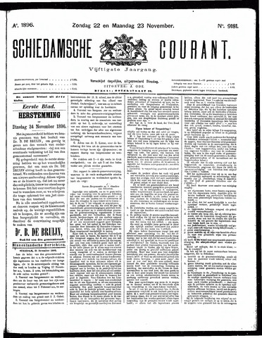 Schiedamsche Courant 1896-11-23
