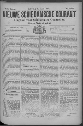Nieuwe Schiedamsche Courant 1898-04-30