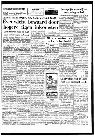 Rotterdamsch Nieuwsblad / Schiedamsche Courant / Rotterdams Dagblad / Waterweg / Algemeen Dagblad 1966-10-21
