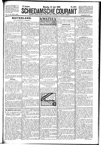 Schiedamsche Courant 1926-06-14