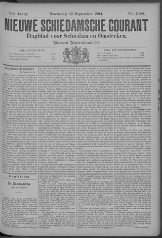 Nieuwe Schiedamsche Courant 1894-09-12