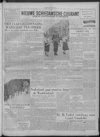 Nieuwe Schiedamsche Courant 1954-07-31