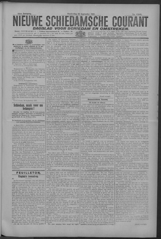 Nieuwe Schiedamsche Courant 1921-09-22