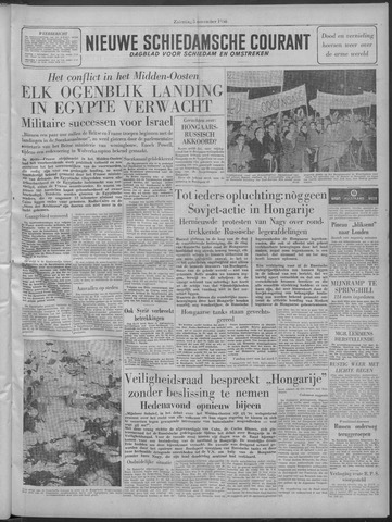 Nieuwe Schiedamsche Courant 1956-11-03