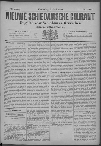 Nieuwe Schiedamsche Courant 1894-06-06