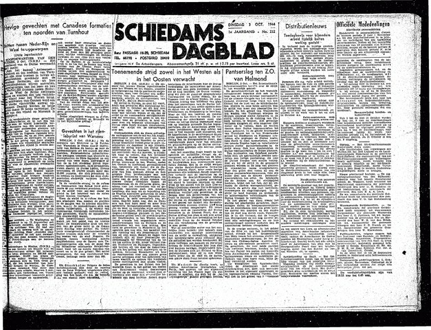 Schiedamsch Dagblad 1944-10-03