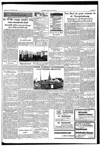 Rotterdamsch Nieuwsblad / Schiedamsche Courant / Rotterdams Dagblad / Waterweg / Algemeen Dagblad 1957-02-16
