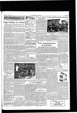 Rotterdamsch Nieuwsblad / Schiedamsche Courant / Rotterdams Dagblad / Waterweg / Algemeen Dagblad 1955-04-02