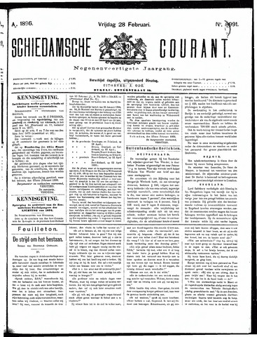 Schiedamsche Courant 1896-02-28