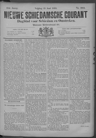 Nieuwe Schiedamsche Courant 1894-06-15
