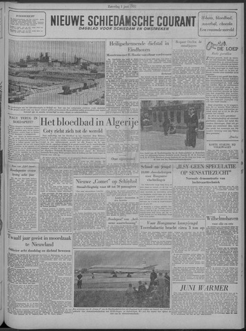 Nieuwe Schiedamsche Courant 1957-06-01