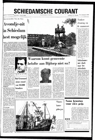 Rotterdamsch Nieuwsblad / Schiedamsche Courant / Rotterdams Dagblad / Waterweg / Algemeen Dagblad 1969-09-11