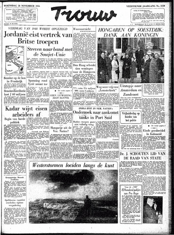 Trouw / De Rotterdammer 1956-11-28