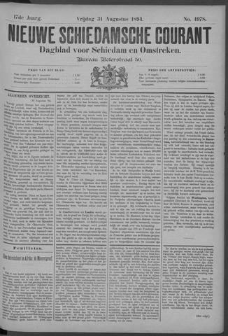 Nieuwe Schiedamsche Courant 1894-08-31