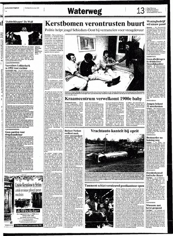 Rotterdamsch Nieuwsblad / Schiedamsche Courant / Rotterdams Dagblad / Waterweg / Algemeen Dagblad 1991-12-24