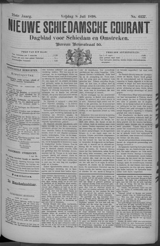 Nieuwe Schiedamsche Courant 1898-07-08