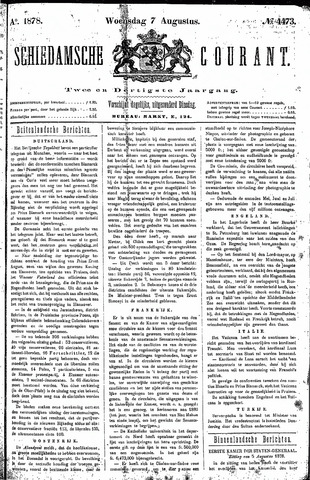 Schiedamsche Courant 1878-08-07