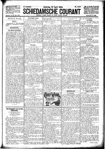 Schiedamsche Courant 1924-04-19