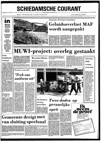 Rotterdamsch Nieuwsblad / Schiedamsche Courant / Rotterdams Dagblad / Waterweg / Algemeen Dagblad 1981-05-22