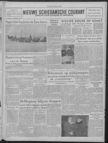 Nieuwe Schiedamsche Courant 1956-02-21