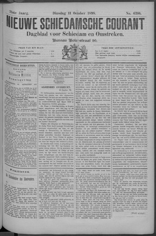 Nieuwe Schiedamsche Courant 1898-10-11