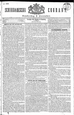 Schiedamsche Courant 1863-12-03
