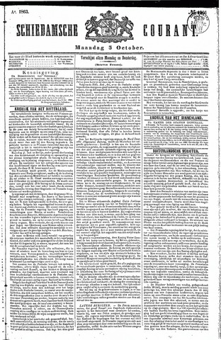 Schiedamsche Courant 1863-10-05