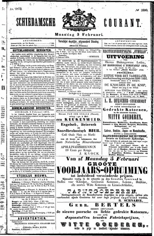 Schiedamsche Courant 1872-02-05