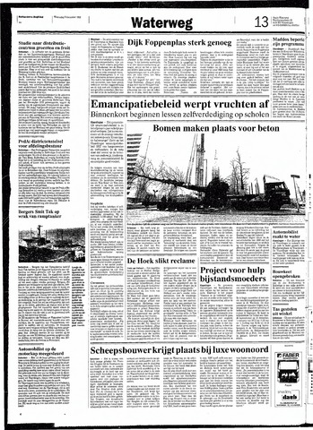 Rotterdamsch Nieuwsblad / Schiedamsche Courant / Rotterdams Dagblad / Waterweg / Algemeen Dagblad 1992-12-09