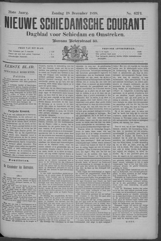 Nieuwe Schiedamsche Courant 1898-12-18