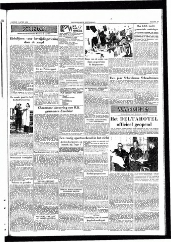 Rotterdamsch Nieuwsblad / Schiedamsche Courant / Rotterdams Dagblad / Waterweg / Algemeen Dagblad 1955-04-01