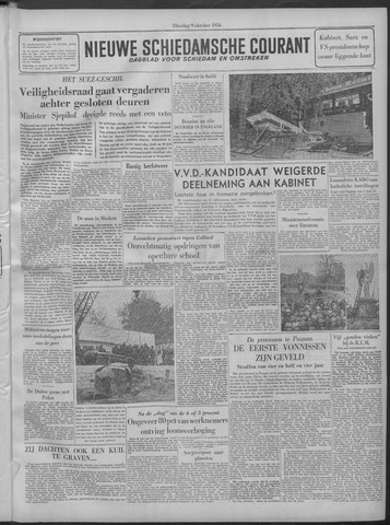 Nieuwe Schiedamsche Courant 1956-10-09