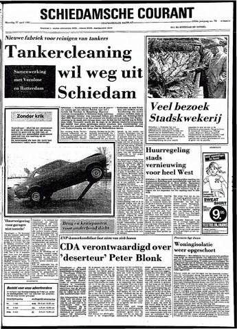 Rotterdamsch Nieuwsblad / Schiedamsche Courant / Rotterdams Dagblad / Waterweg / Algemeen Dagblad 1981-04-27