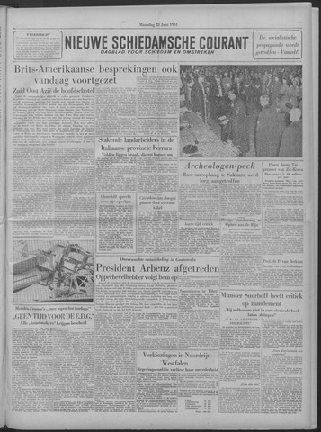 Nieuwe Schiedamsche Courant 1954-06-28