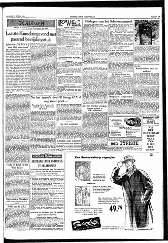 Rotterdamsch Nieuwsblad / Schiedamsche Courant / Rotterdams Dagblad / Waterweg / Algemeen Dagblad 1955-04-15