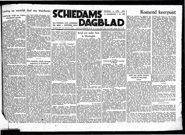 Schiedamsch Dagblad 1944-11-03