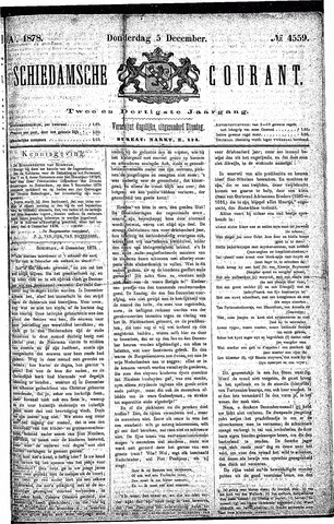 Schiedamsche Courant 1878-12-05