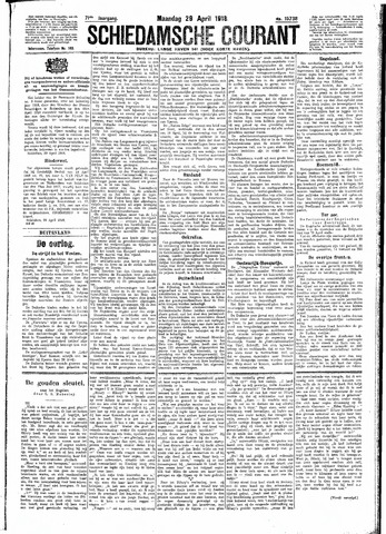 Schiedamsche Courant 1918-04-29