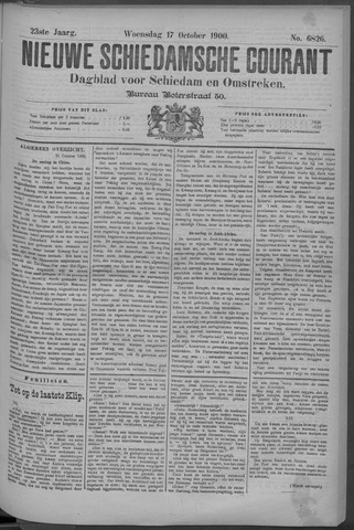 Nieuwe Schiedamsche Courant 1900-10-17